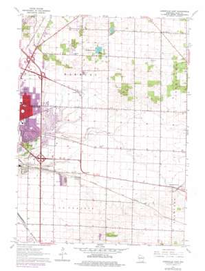 Janesville East USGS topographic map 42088f8