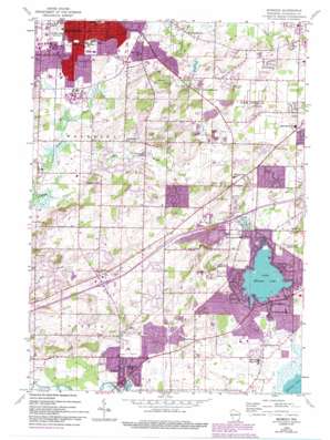Muskego USGS topographic map 42088h2