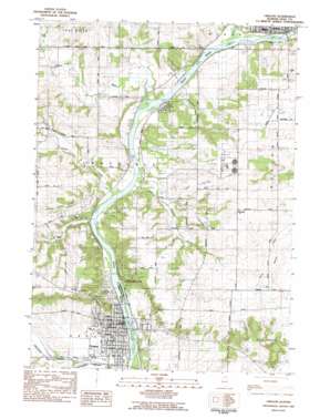 Oregon USGS topographic map 42089a3