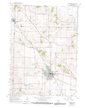 Evansville USGS topographic map 42089g3