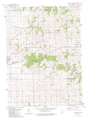 Wyoming East topo map
