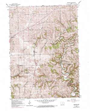 Bernard USGS topographic map 42090c7