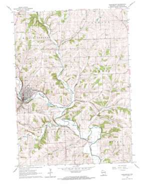Darlington USGS topographic map 42090f1