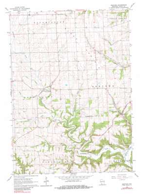 Beetown USGS topographic map 42090g8