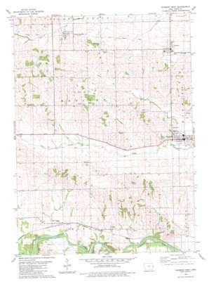 Wyoming West topo map