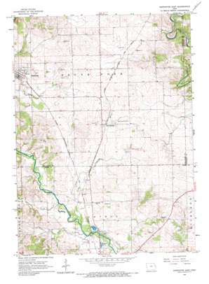 Hopkinton East topo map