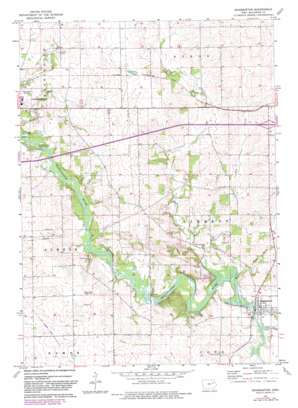 Quasqueton USGS topographic map 42091d7