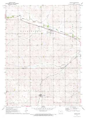 Lincoln USGS topographic map 42092c6