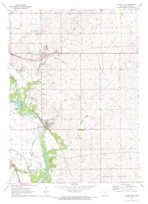 Gilbertville topo map