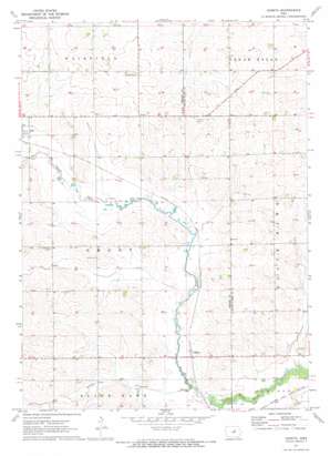 Zaneta USGS topographic map 42092d5