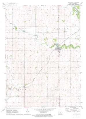 Dunkerton USGS topographic map 42092e2
