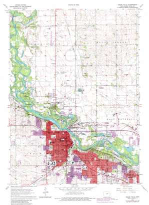 Cedar Falls USGS topographic map 42092e4