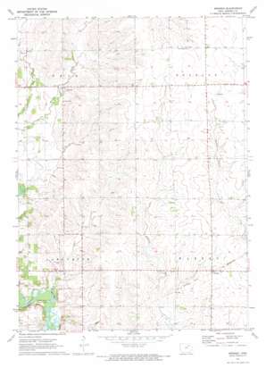 Bremer USGS topographic map 42092g4