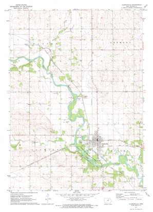 Clarksville USGS topographic map 42092g6