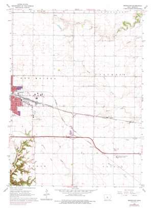 Boone East topo map