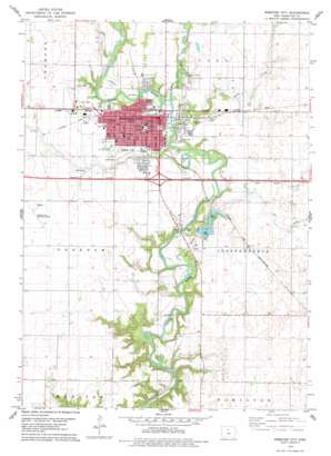 Webster City USGS topographic map 42093d7