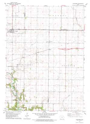 Duncombe USGS topographic map 42093d8