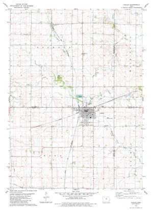 Ackley USGS topographic map 42093e1