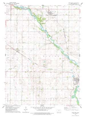 Dows West USGS topographic map 42093f5