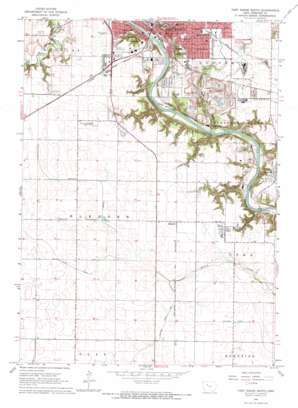 Fort Dodge South topo map