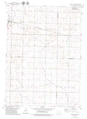 Newell East topo map