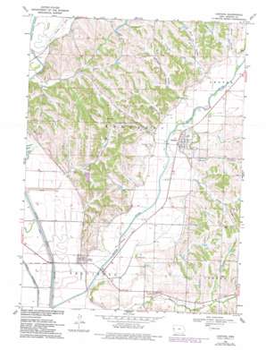 Castana USGS topographic map 42095a8