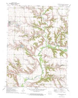 Sutherland East topo map
