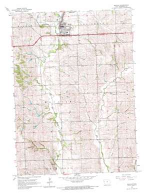 Moville topo map