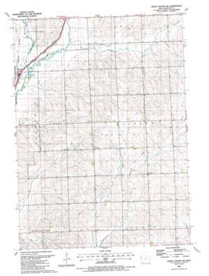 Union Center NW USGS topographic map 42096f2