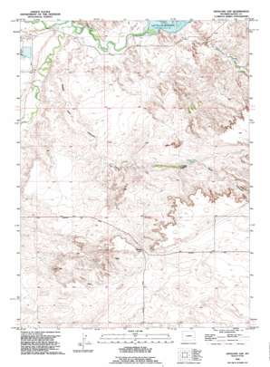 Antelope Gap USGS topographic map 42104a7