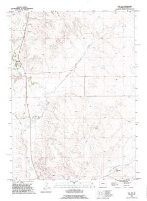 Hileman Draw USGS topographic map 42104d3