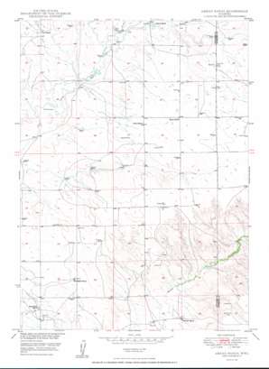 Amend Ranch USGS topographic map 42104f8