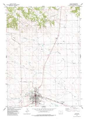 Lusk USGS topographic map 42104g4