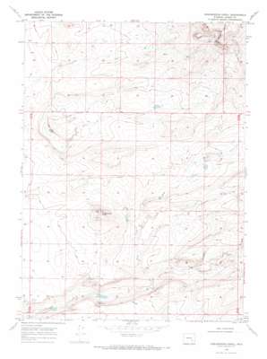 Greasewood Knoll topo map