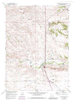 Coleman Butte topo map