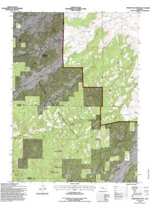 Saddleback Mountain USGS topographic map 42105d5