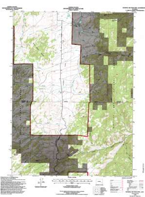 Saddleback Mountain USGS topographic map 42105d6