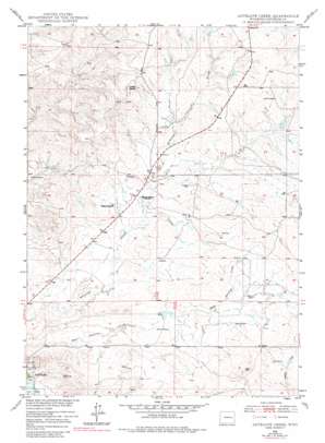 Antelope Creek USGS topographic map 42105g3