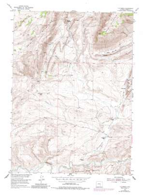 T E Ranch USGS topographic map 42106a5