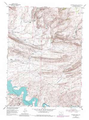 Schneider Ridge topo map