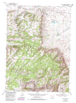 The Q Ranch USGS topographic map 42106b5