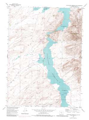 Pathfinder Reservoir SW USGS topographic map 42106c8