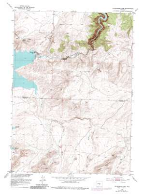 Pathfinder Dam USGS topographic map 42106d7