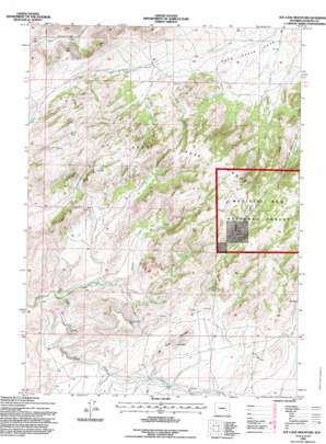 Ice Cave Mountain USGS topographic map 42106e2