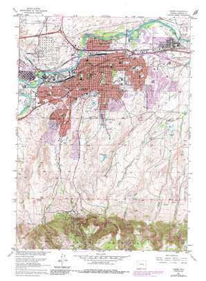 Casper USGS topographic map 42106g3