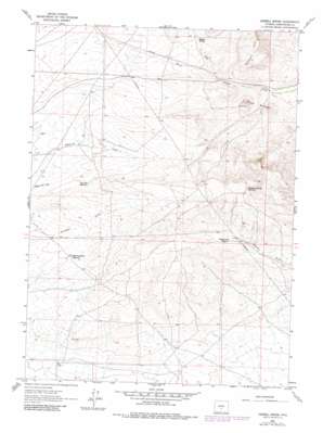 Hadsell Spring topo map