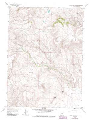 Horse Creek Springs USGS topographic map 42107f1