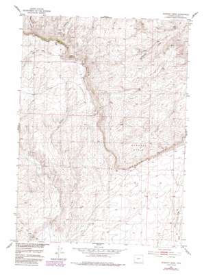 Muskrat Basin topo map