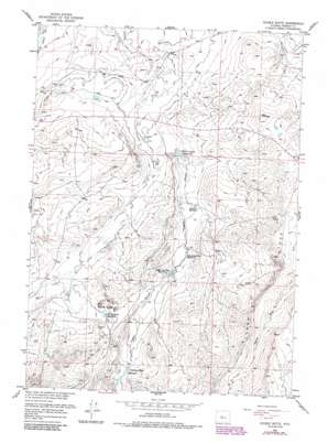 Double Butte topo map