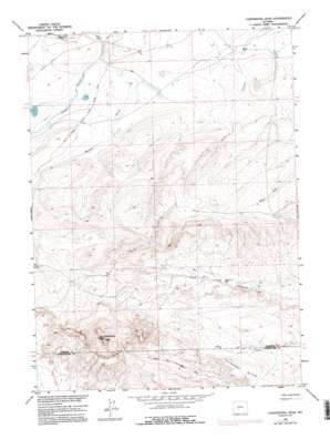 Continental Peak USGS topographic map 42108c6
